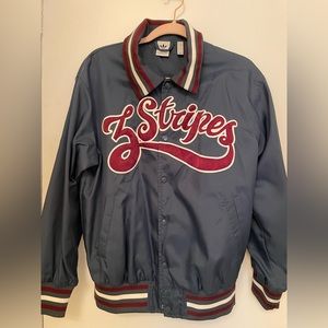 Adidas Jacket size small - Navy Blue